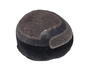 Cabello Indio Virgen 100% Humano, Ondulado Profundo, Ondulado al Agua, Prótesis Capilar, Sistema de Parches Capilares, Taz Bangladesh - Product Image 1