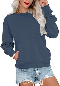 Nouveauté : Sweat-shirt femme col rond, design personnalisé avec votre logo de marque, confortable, prix de gros, grandes tailles. - Product Image 5