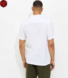 <b>Men's</b> <b>White</b> Short <b>Sleeve</b> Button Down <b>Shirt</b> Casual Summer Top Turn-Down Collar Down <b>Shirt</b> <b>Long</b> <b>Sleeve</b> <b>Shirt</b> <b>Mens</b> Plain <b>Shirt</b> - Product Image 6