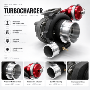 Nouveau Turbocompresseur Hybride 53/45 T25 à Roulement à Billes Refroidi par Huile pour Mise à Niveau et Amélioration Haute Performance pour le Contrôle - Product Image 1