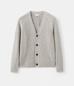 Plus Size Men's Ribbed V Neck <b>Cardigan</b> <b>Sweater</b> Button Front Knitwear Custom Logo Breathable Casual Wear - Product Image 6