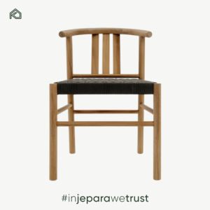 Silla de Comedor Moderna de Madera de Teca con Tapicería de Lino, Diseño Minimalista para Hoteles y Hogares en Estados Unidos - Product Image 2