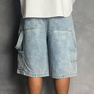 Shorts de Mezclilla Personalizados 100% Algodón con Pedrería para Hombre, Talla Grande, Ecológicos, de Secado Rápido, OEM, ODM, Logotipo Personalizado, Color y Empaque Personalizados - Product Image 6
