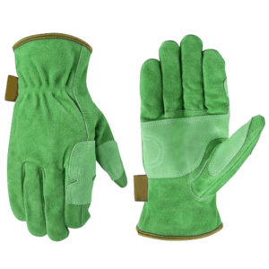 Gants de travail haute performance en cuir de vachette renforcé, respirants et résistants à l'abrasion - Product Image 2