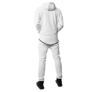 Ensemble de survêtement pour homme sur mesure, 100% coton molletonné, impression sérigraphique et sublimation, sweats à capuche et pantalons de survêtement - Product Image 6