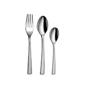 Customize Silver Nickel Plated Stainless Steel Flatware <b>Set</b> <b>Grey</b> Handle Vintage Modern Stylish Design Back School - Product Image 6