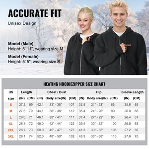 Felpa con Cappuccio Riscaldata da Donna con Zip, 5 Zone di Riscaldamento e Batteria Inclusa - Product Image 5