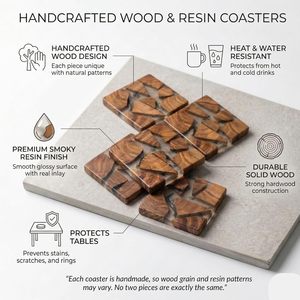 Premium Coaster for Dining <b>Table</b> Stylish <b>Table</b> <b>Protection</b> Coasters for Home Office - Product Image 3