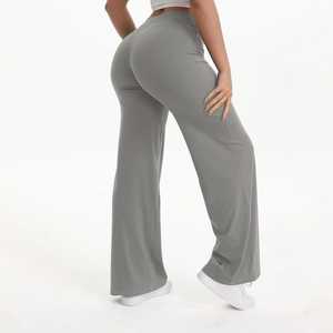 Leggings de yoga pour femmes à taille haute, sans couture, pour l'entraînement, la course à pied, la gym, le fitness, vêtements de sport, tissu extensible doux et respirant, personnalisable - Product Image 4