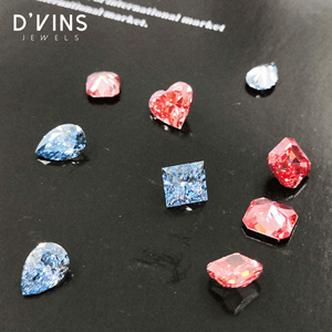 เพชรแล็บโกรว์ D'vins Jewels สีแฟนซีไลท์ รูปทรงคุชชั่น ผลิตที่สุราษฎร์ธานี แบบเม็ดเดี่ยว สำหรับทำเครื่องประดับ - Product Image 3