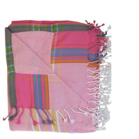 Serviette Kikoy en coton moderne et élégante, design rayé, écologique, séchage rapide, serviette turque, utilisation en plage, toutes saisons, vente en gros