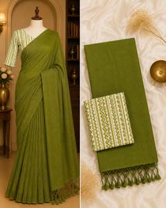 Presentando el Nuevo Tejido de Algodón Khadi para Sarees y Blusas, 0.80 metros, Magic - Product Image 6