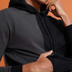 Sudadera con capucha de moda para hombre, holgada, de forro polar suave, cálida, de manga larga, para uso diario - Product Image 4