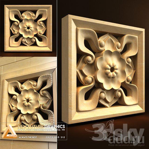 Décoration murale moderne en fer, panneau rectangulaire gravé motif fleur de lys, surface embossée pour portail - Product Image 3