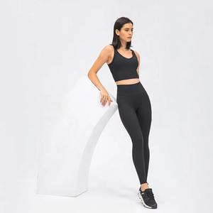 Soutien-gorge de sport sans coutures pour femme, maintien élevé, respirant, col halter, pour yoga et entraînement, logo personnalisé, grandes tailles - Product Image 6
