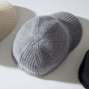 Casquette de baseball unisexe en laine mérinos, nouvelle collection automne-hiver 2025, en laine tricotée pour l'extérieur - Product Image 4