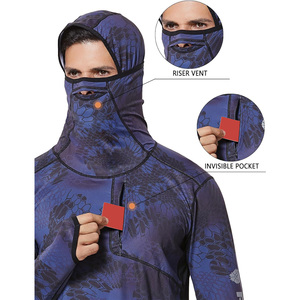 Camisetas de Pesca Ligeras y Personalizables, Transpirables, con Protección Solar UPF 50+, Manga Larga, Ropa Deportiva para Pesca en Lagos - Product Image 3