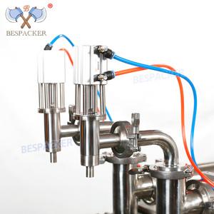 Macchina di Riempimento Liquidi Pneumatica a Doppia Testa Bespacker per Shampoo, <span class=keywords><strong>Gel</strong></span> Doccia, Sapone Liquido e Detersivo per Bucato - Product Image 5