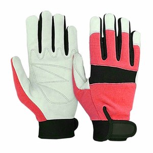 Gants de mécanicien en cuir de chèvre de haute performance, résistants, pour la sécurité industrielle, la protection des mains et le jardinage - Product Image 5
