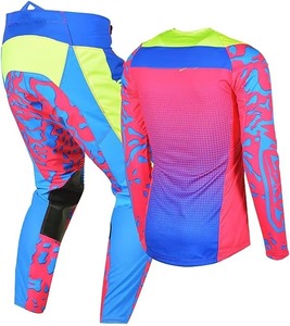 Conjunto de Ropa para Motocross, Transpirable, de Secado Rápido, Jersey de Manga Larga y Pantalones con Estampado Personalizado para Motocicleta Todoterreno - Product Image 5