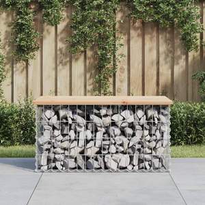 Banco de Jardín Compacto de Madera de Pino Macizo Marrón para Uso en Patio - Product Image 1