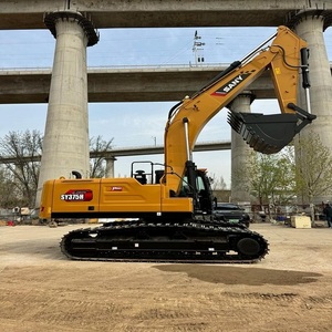 Excavadora usada SANY SY375H de 37.5 toneladas, duradera, con pocas horas de operación, maquinaria hidráulica de cadenas confiable para infraestructura. - Product Image 1