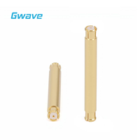 Adaptateur RF Gwave GPO-KK28 à ondes millimétriques haute fréquence, femelle CuBe DC-18GHz, longueur 28,3 mm, plaqué or, 50 Ohm, conforme RoHS