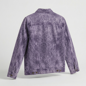 <b>Men</b> <b>Denim</b> <b>Jackets</b> Premium Quality Washed Jean <b>Jacket</b> with Custom Logo OEM Service OEM Size Private Label Manufacturer Wholesale - Product Image 4