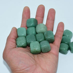 Piedras Cuadradas de Aventurina Verde Natural de 20-30 mm al por Mayor, Estilo Feng Shui, Gema de Ágata para Decoración del Hogar - Product Image 4