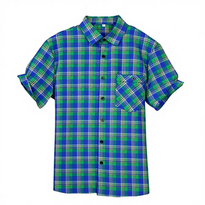 เสื้อเชิ้ตทำงานแขนยาวผ้าฝ้ายฟลานเนลสีพื้นนุ่มพิเศษ 100% ผลิตตามสั่ง OEM สำหรับผู้ชาย จากผู้ผลิตในบังกลาเทศ - Product Image 1