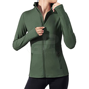Lightweight Women <b>Yoga</b> <b>Jacket</b> Soft Touch Fabric Full Zip Athletic <b>Jacket</b> Slim Fit Comfortable Fit For <b>Yoga</b> Fitness - Product Image 6