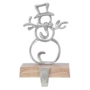 Handmade Metal <b>Stocking</b> <b>Holder</b> Christmas Display Accessory for Winter Celebration Decor - Product Image 6