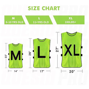 Chalecos de Entrenamiento para Fútbol, Ligeros y Transpirables, para Deportes de Equipo - Product Image 3