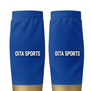 Men Royal Blue Gold Hockey <b>Socks</b> Polyester Sports Athletic <b>Long</b> <b>Socks</b> Team Uniform Training Game Wear Outdoor Performance - Product Image 4