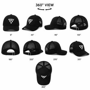 Custom 3D Embroidered <b>Black</b> Trucker <b>Cap</b> Mesh Back Adjustable Snap back Hat Trucker <b>Cap</b> 3D Puff Embroidery Trucker <b>Baseball</b> - Product Image 6