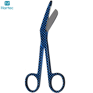 Ciseaux à pansements Lister durables, antidérapants, à lame coupante de qualité médicale, pour les soins infirmiers et les soins d'urgence - Product Image 3