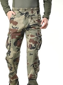 Pantalones Cargo Personalizados de Cintura Alta, Resistentes al Agua, Transpirables y a Prueba de Viento, Pantalones de Trabajo Tácticos para Hombre, Diseño Camuflaje Bottomland - Product Image 3
