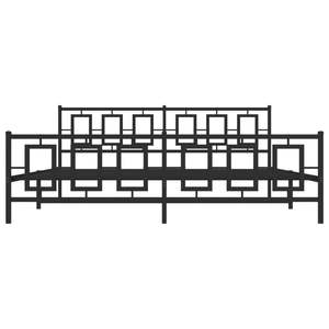 โครงเตียงเหล็กเคลือบสีดำ ขนาด 76x80 นิ้ว เตียงโลหะ - Product Image 5