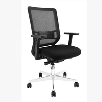 Chaises et tables de bureau noires tournantes meubles