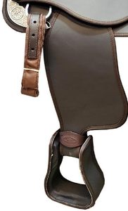 Arnés de vaca sudamericano premium y silla de montar western para caballo de senderismo, grabada a mano, de cuero genuino, transpirable - Product Image 3