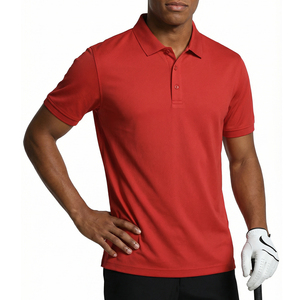 Polo pour homme à manches courtes en mélange de coton, style classique, vêtements décontractés pour tous les jours, vente en gros - Product Image 2