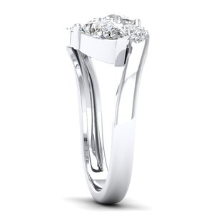 REYES – bagues de fiançailles minimalistes en argent Sterling 925 pour femmes, bijoux fins plaqués or de luxe, cadeau de mariage - Product Image 3