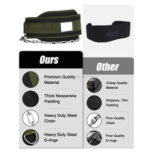 Cinturón de Levantamiento de Pesas para Entrenamiento en Gimnasio, Cinturón de Soporte de Fuerza Profesional de BURAQ MMA SPORTS - Product Image 2