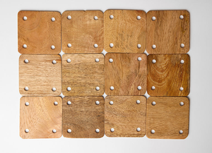 Cartes de tissage en bois poli écologiques faites à la main, lavables au lave-vaisselle, couleur naturelle, modernes, pour le bricolage et l'artisanat de mode - Product Image 3