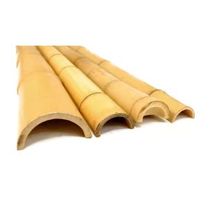 BEST SELLER Piquets de Bambou Découpés en Deux Demi-Coupes Durables et Naturels pour le Soutien des Cultures Agricoles Commerciales - Product Image 1