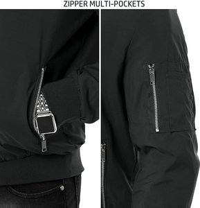 Best design 2025 custom Design Wholesale price men leather <b>jacket</b> Wholesale windbreaker bomber <b>jackets</b> - Product Image 5