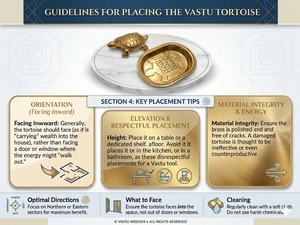 Handcrafted Brass Tortoise Vastu Plate Set Feng Shui Turtle Decorative Tray for Home Decor Spiritual Gift and Office Use India - Product Image 3