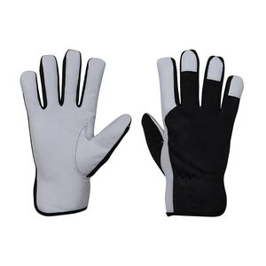 Hot Selling Cheap Protective Leather Safety <b>Gloves</b> Anti-cut Heat Resistant Comfortable Breathable Machine Washable - Product Image 1