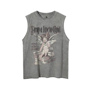 Camiseta Deportiva de Tirantes para Hombre, para Fisicoculturismo y Fitness, Tejida, de Secado Rápido, Transpirable y Ecológica - Product Image 1