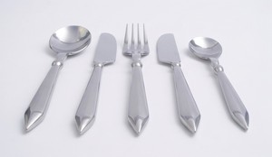 Wedding <b>Tabletop</b> Hot Cutlery Set With Box 304 Stainless Steel Matte Custom Color Logo Luxury Hotel Wedding Hot Sell Low MOQ - Product Image 2